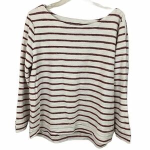 Alexander Jordan Striped boatneck top size XL